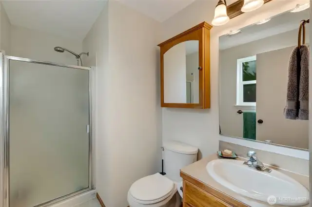 Primary bathroom.