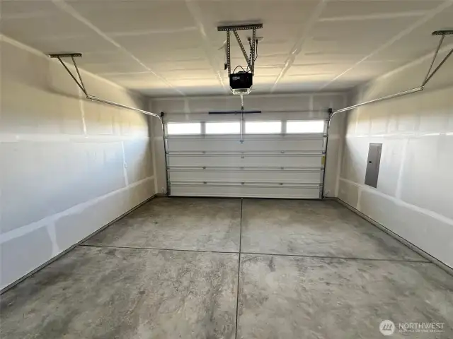 Large two car garage