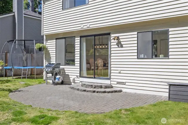 Backyard patio