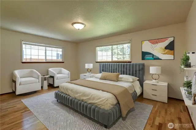 Large Bedrooms - Virtually staged