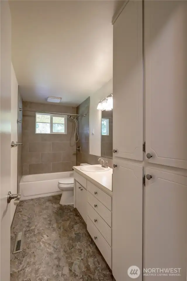 Remodeled bathroom