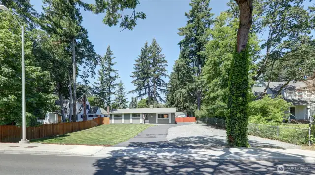 RV parking, and RV 30 amp outlet hookups, lots of parking space and Our community that has sidewalks and curbed streets