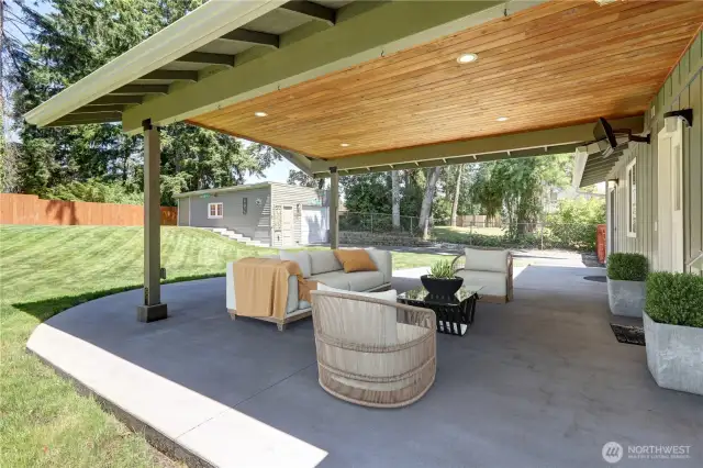 22x18 covered patio - new in 2019  Virtually Staged