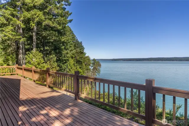 Nice trees offer privacy from the neighboring properties.