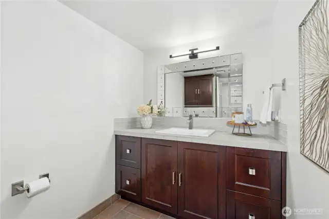 1/2 bath on main level