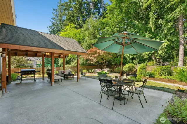 Tranquil backyard