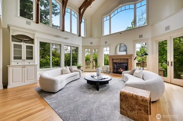 Natural light great room