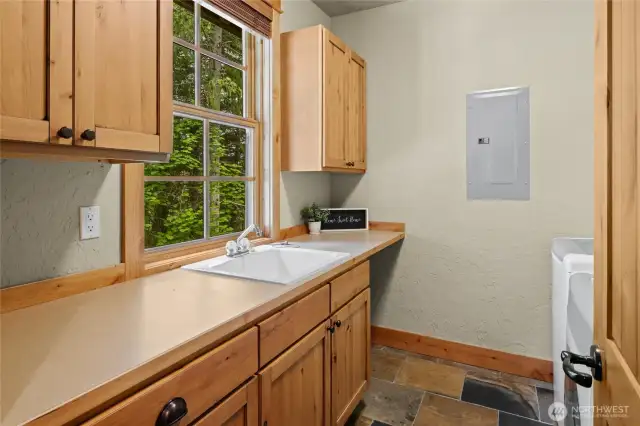 Main floor laundry room.