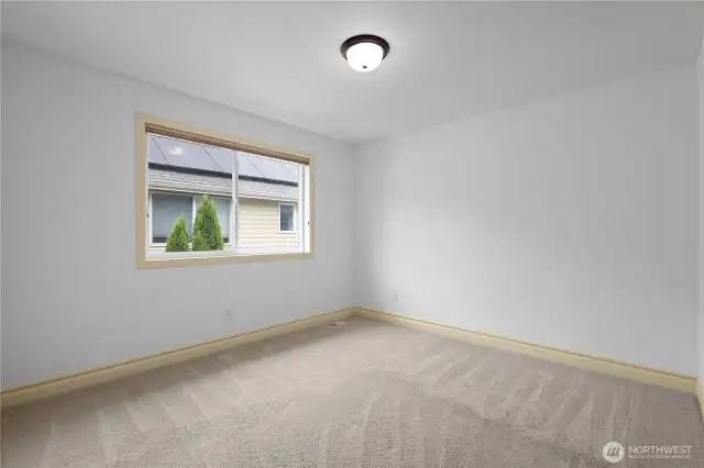 Light and airy design carries through all bedrooms.