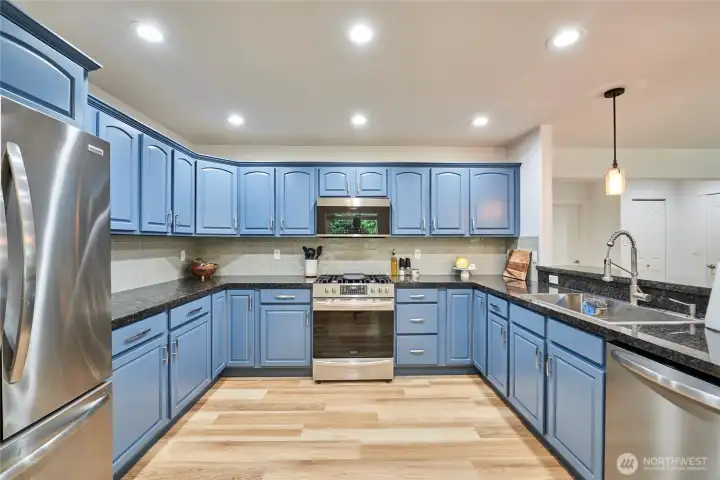 Another look at the spacious and open kitchen.