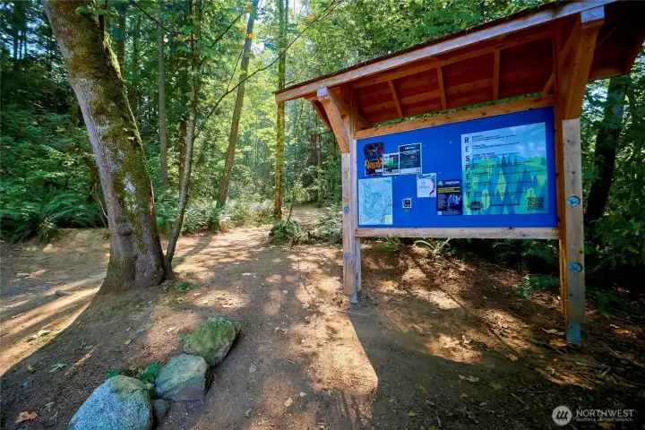 Here's a Galbraith Mountain Trailhead located block away.
