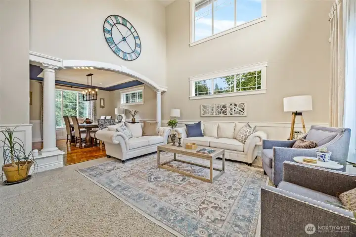 Warm and inviting Living Room