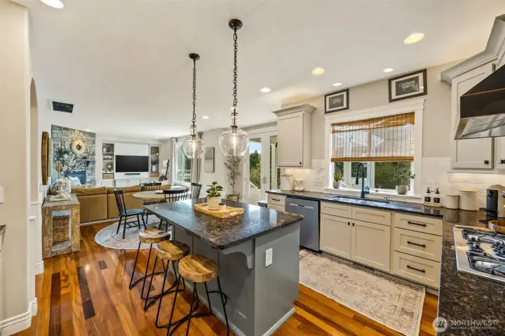 Professionally painted cabinets