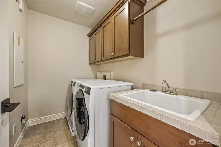 Utility Room on upper floor