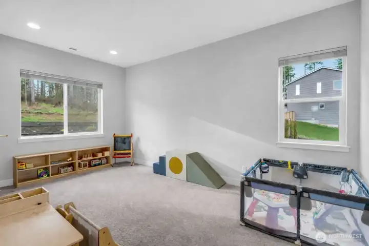 Family room off kitchen