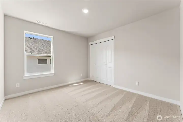 Bedroom one. Pictures are for representational purposes only, colors and features may vary.