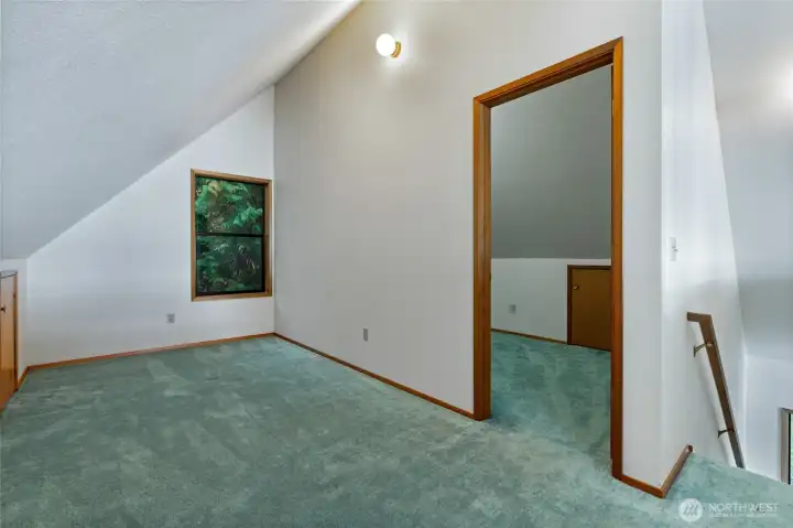 Bonus space off of bedroom in primary. Think play area for little ones, office or tv room.