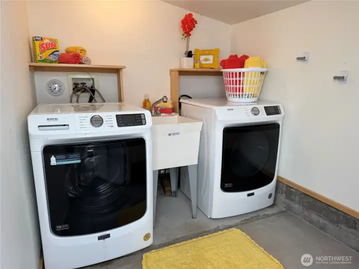 Laundry room- updated washer/dryer (accessed from exterior)