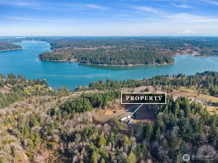 Views of the Olympics and MT Rainier