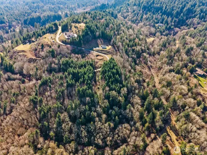 Over 5.3 acres ensuring privacy