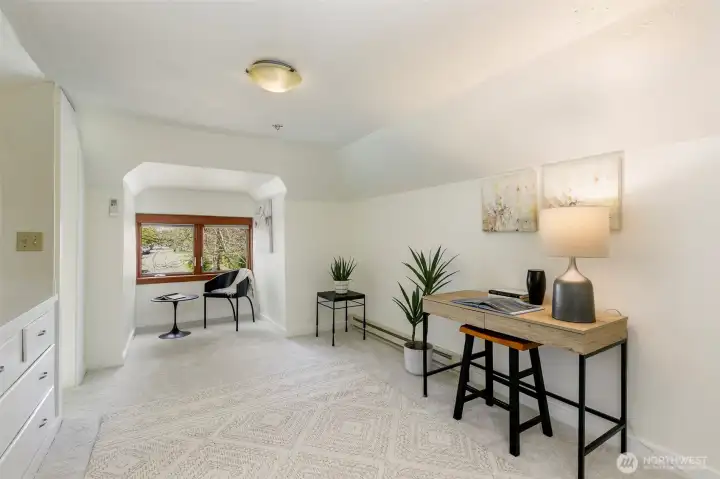 Upper level third bedroom or office.