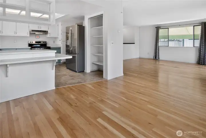 Beautiful Wood Floors throughout Most of the Home