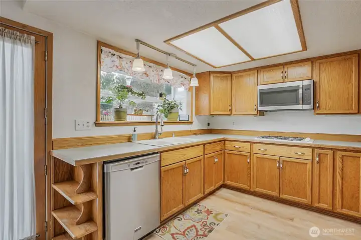 Lots of counter space.