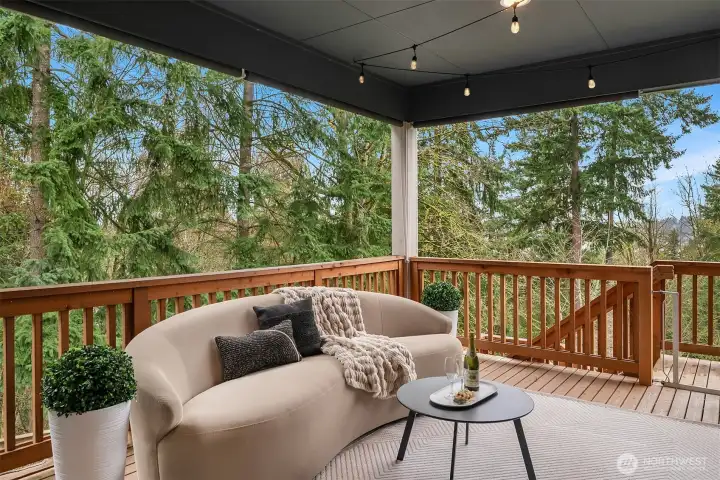 Main floor balcony