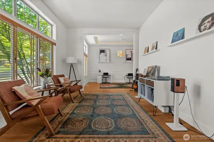 formal living room off entry