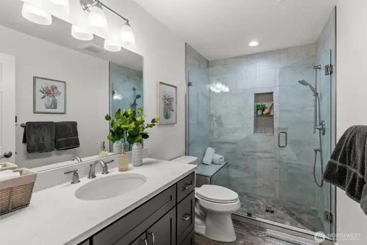 Basement 3/4 bathroom