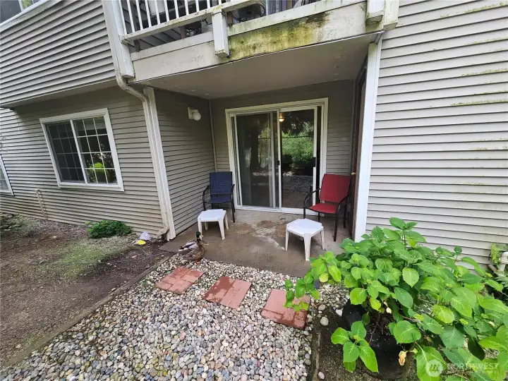 Covered patio