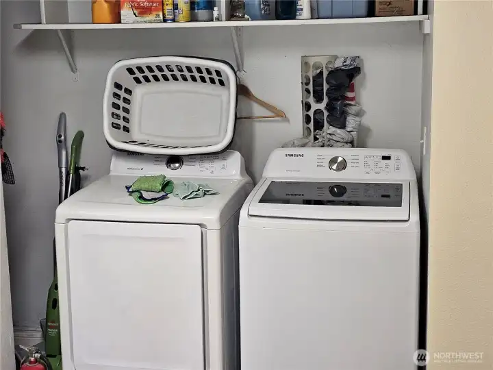 Washer and dryer are included