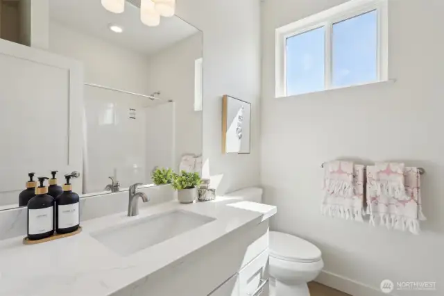 Upper level full bath