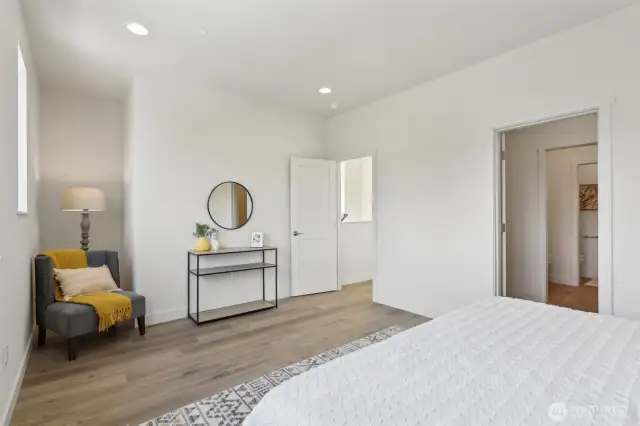 3rd floor primary bedroom