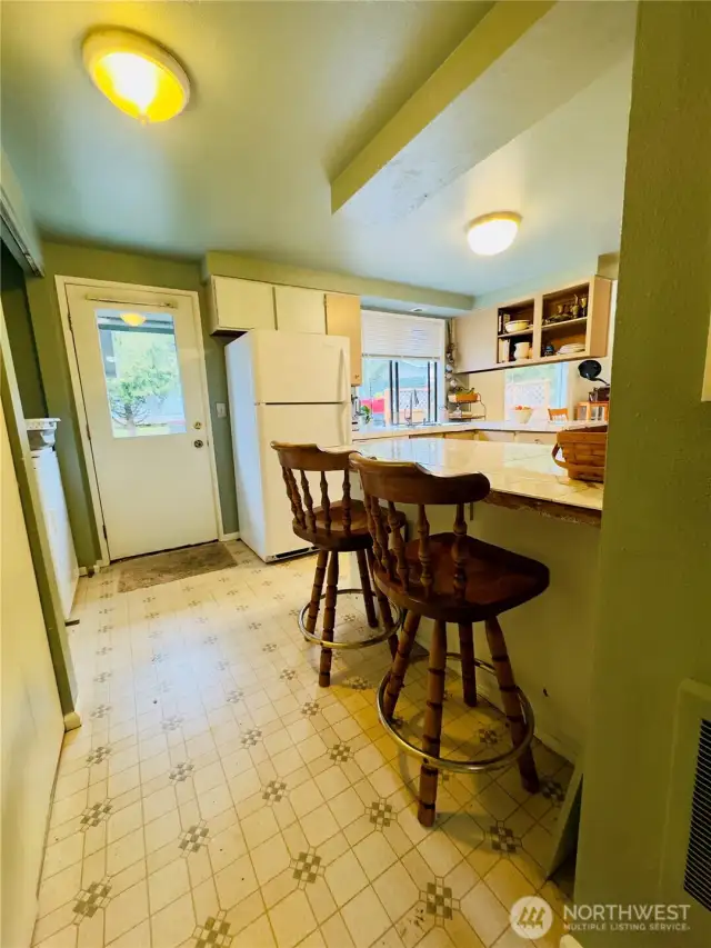 Kitchen/Backdoor Perspective