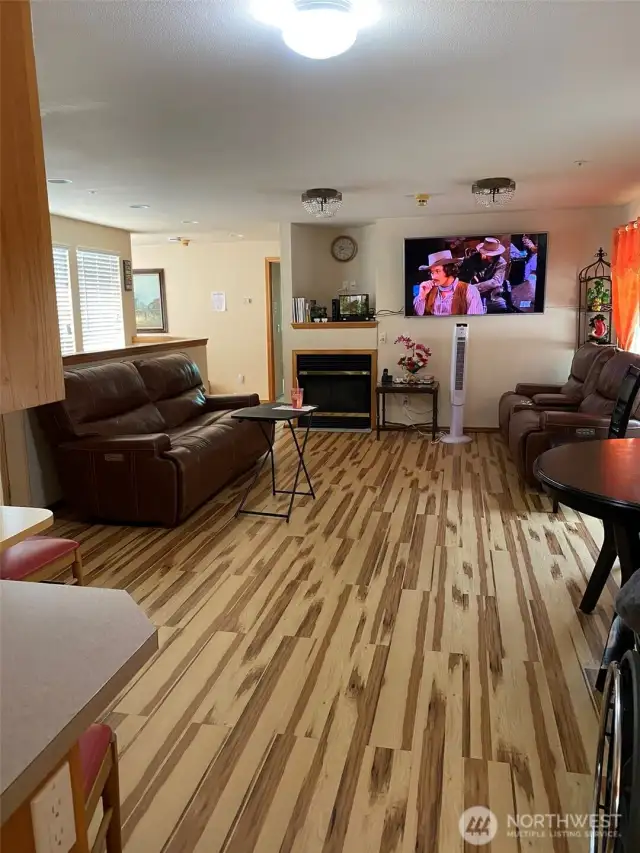 Laminate Floors through out the main level.