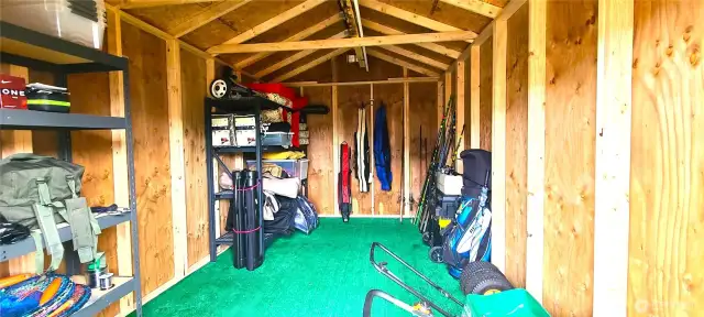 Storage Shed Interior