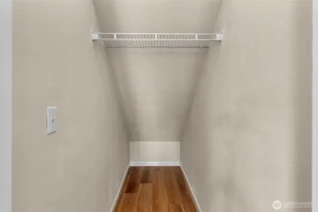 Additional storage under stairs