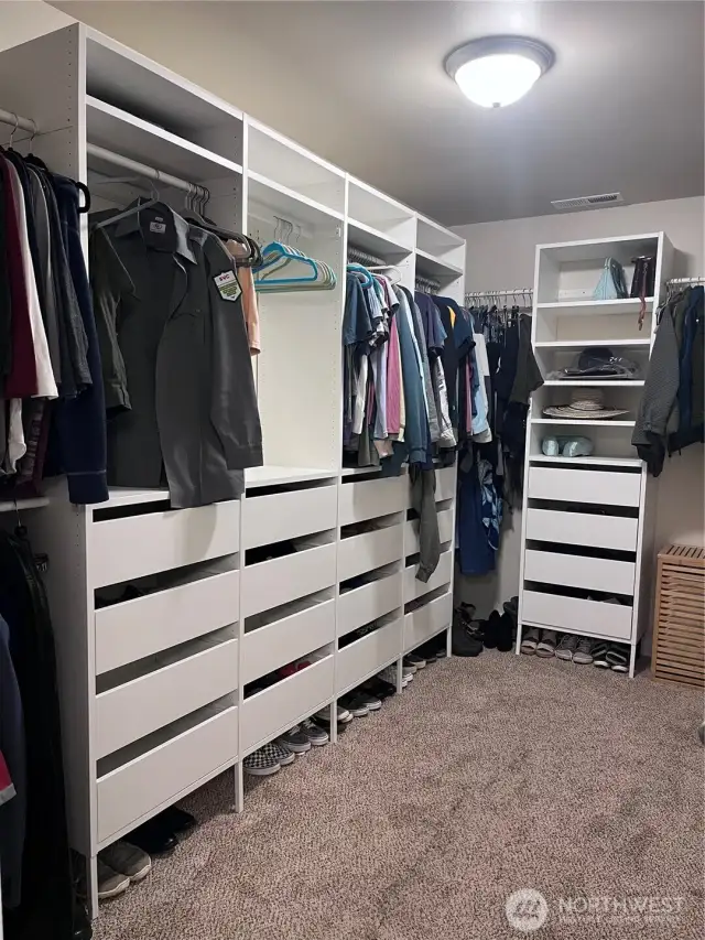 Primary Walk in Closet