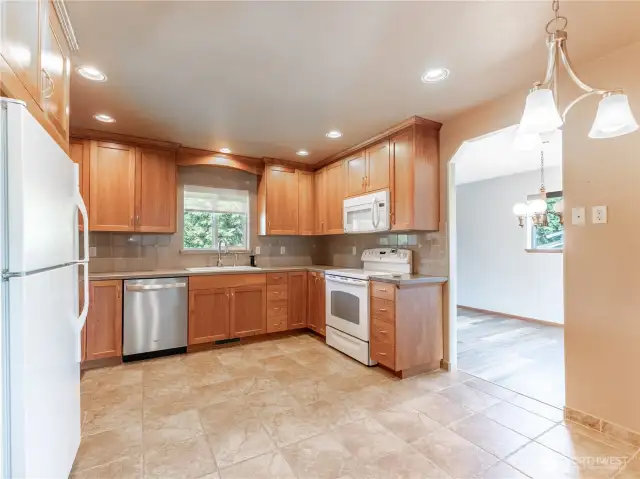 Main floor kitchen