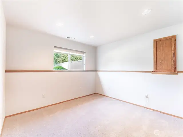 Lower level bedroom