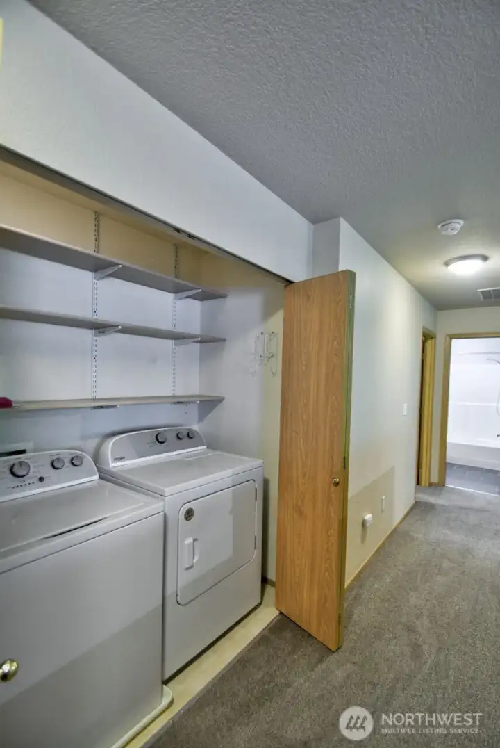 Laundry on the same floor as the bedrooms
