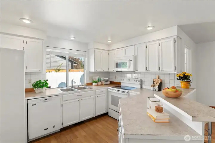 Virtually Staged Kitchen