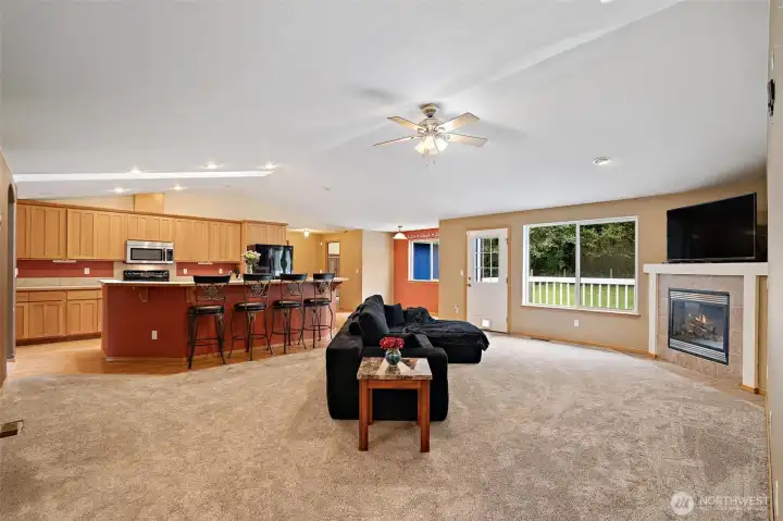 Living Room and Kitchen