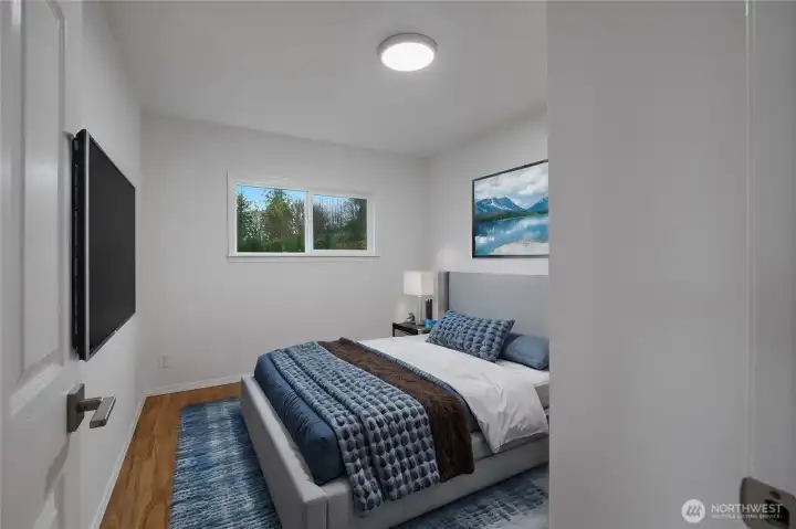 Bedroom 1 - virtually staged.
