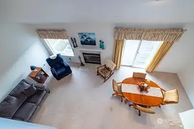 Loft shot of living space