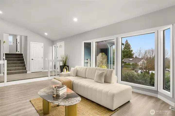 huge windows for natural light