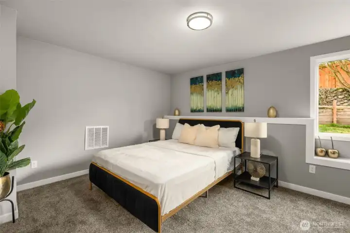 downstairs second master bdrm