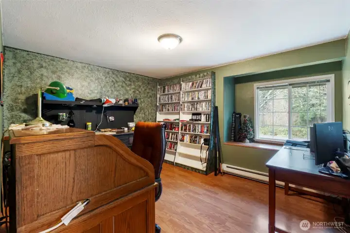 Bedroom #2, large bedrooms with window seats.