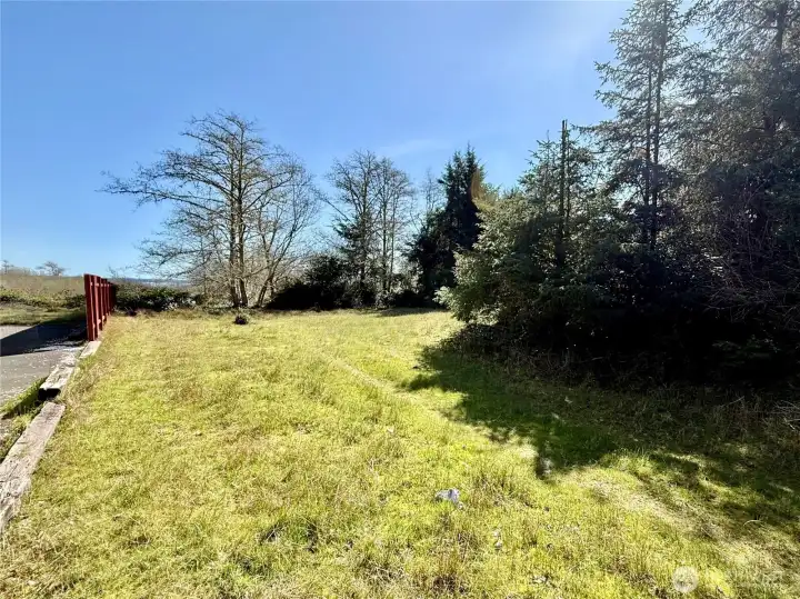 Looking E towards Grays Harbor Bay. Potential bay view from a multi-story home on the property.